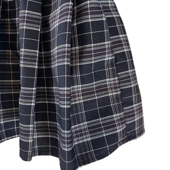 Pleated Mini Plaid Skirt Skort Grunge, Mall Goth, Punk XS 26" Waist - Picture 2 of 6